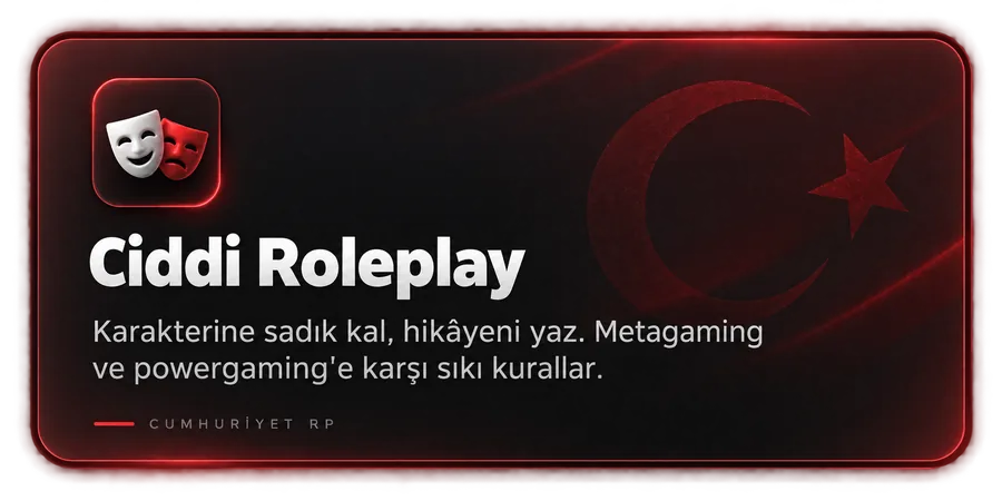 Ciddi Roleplay