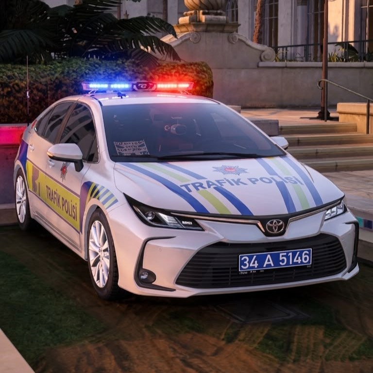 Trafik Toyota Corolla