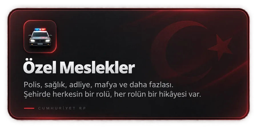 Özel Meslekler